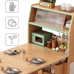 Convertible Dining Table Cabinet - Ideal for Small Spaces fjnl-1582