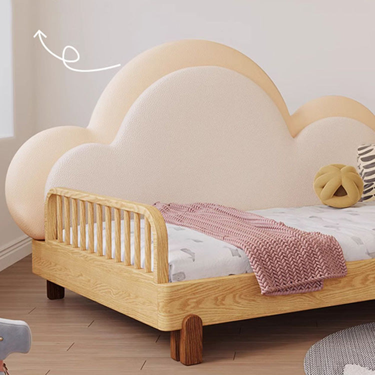 Modern Solid Wood Bed with Foam Upholstery Headboard – Cute and Durable Design fjnl-1603 Modern Solid Wood Bed with Foam Upholstery Headboard – Cute and Durable Design fjnl-1603