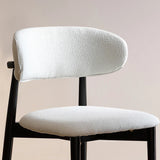 Sleek Ash Wood Dining Chair with Plush Upholstery Set of 2 fjnw-4541
