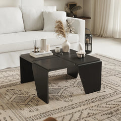 Sleek Multi-layer Board Coffee Table - Modern Elegance for Your Living Room fjnw-4553