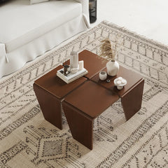 Sleek Multi-layer Board Coffee Table - Modern Elegance for Your Living Room fjnw-4553