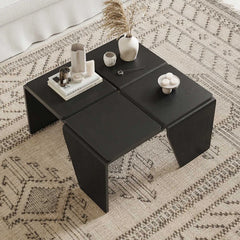 Sleek Multi-layer Board Coffee Table - Modern Elegance for Your Living Room fjnw-4553