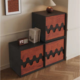 Stylish Oak Wood TV Stand with Unique Storage Design - Modern Home Entertainment Center for Living Spaces fjnw-4558