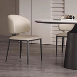 Luxurious Microfiber Leather Chair with Durable Carbon Steel Frame fjx-2634