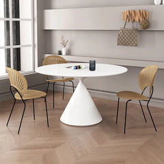Sleek Modern Ceramic Sintered Stone Dining Table fjx-2637 for Elegant Interiors