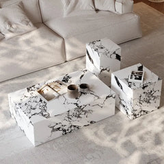 Modern Ceramic Sintered Stone Coffee Table Set fjx-2644 – Stylish Addition to Your Living Space