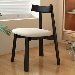 Stylish Oak Dining Chair with PU Leather Upholstery for Modern Elegance fjx-2659