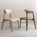 Stylish Oak Dining Chair with PU Leather Upholstery – Modern Elegance Dining Chair fjx-2666