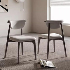 Stylish Oak Dining Chair with PU Leather Upholstery – Modern Elegance Dining Chair fjx-2666