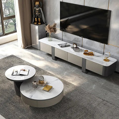 Modern Ceramic Sintered Stone TV Cabinet fjx-2679 - Sleek Elegant Design for Living Rooms