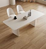 Sleek Sintered Stone and Stainless Steel Table for Modern Living Spaces fjx-2695
