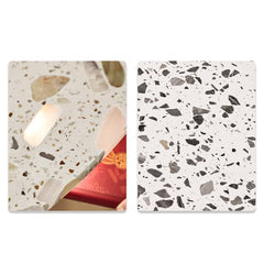 Stunning Terrazzo Beech Wood Table – Elevate Your Home Décor Elegantly fld-2752