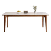 Modern Rectangular Dining Table with Durable Sintered Stone Top for 6-8 Person fmbs-006