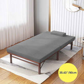 Premium Bed Frame with Grey, Navy Blue, Red, and Dark Brown Coconut Palm Design foltm-1555