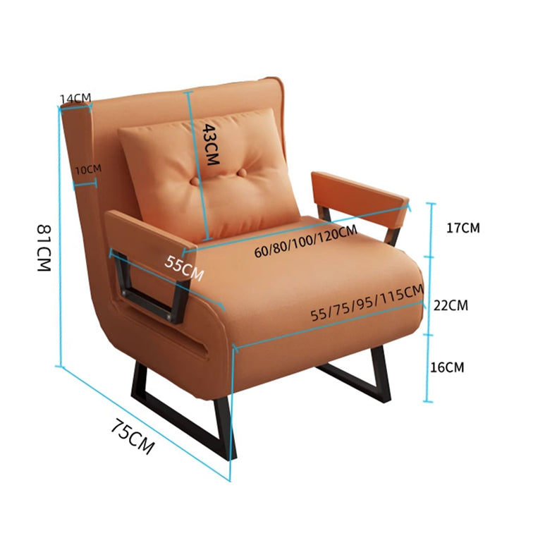 Luxurious Green Leathaire Bed - Vibrant Orange Accents for Modern Decor foltm-1560 Luxurious Green Leathaire Bed - Vibrant Orange Accents for Modern Decor foltm-1560