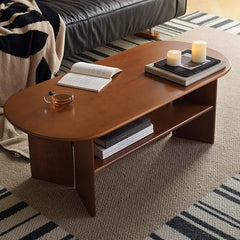 Elegant Cherry Wood Coffee Table with Modern Design – Perfect for Living Rooms fpmxm-2781