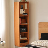 Modern Elegant Standing Mirror with Cherry Wood & Tempered Glass Finish fpmxm-2789