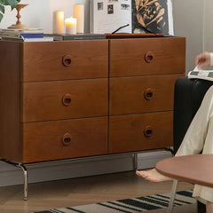 Stylish Boxwood Beech 6-Drawer Cabinet for Modern Living Spaces fpmxm-2794