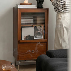 Elegant Boxwood Glass Cabinet with Modern Style – Perfect for Living Spaces fpmxm-2796