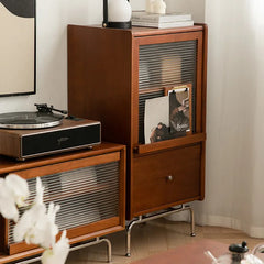 Elegant Boxwood Glass Cabinet with Modern Style – Perfect for Living Spaces fpmxm-2796