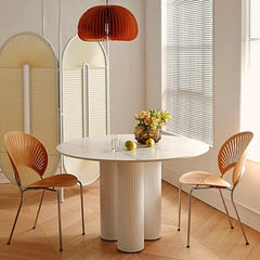 Stylish Wooden Dining Chair with Sleek Metal Legs – Modern Comfort for Your Home fsdb-2270