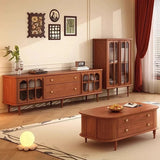 Mid-Century Modern Coffee Table with Elegant Design and Ample Storage fvp-4590