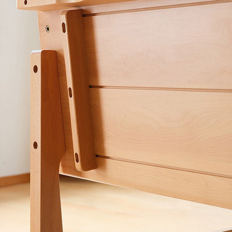 Modern Cal King Beech Wood Bed Frame in Natural Wood Color – Durable & Stylish Design for Bedroom fxgmz-581 Modern Cal King Beech Wood Bed Frame in Natural Wood Color – Durable & Stylish Design for Bedroom fxgmz-581