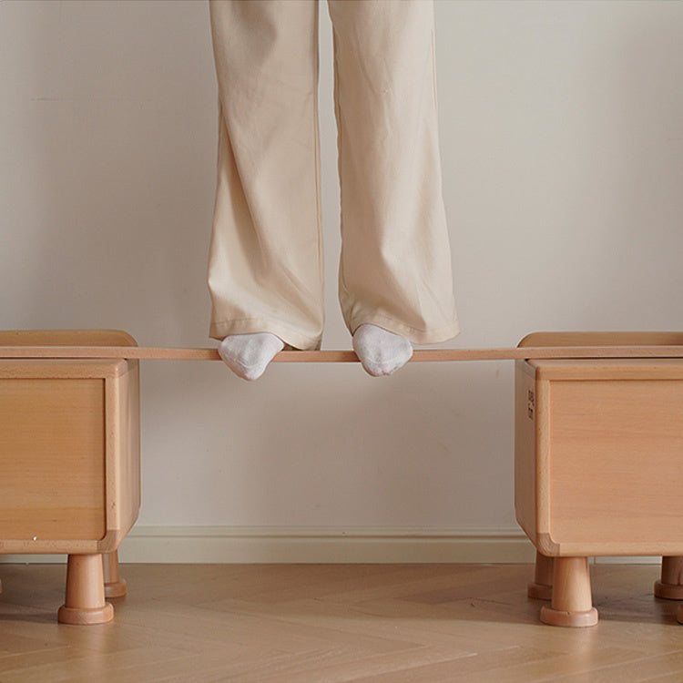 Modern Cal King Beech Wood Bed Frame in Natural Wood Color – Durable & Stylish Design for Bedroom fxgmz-581 Modern Cal King Beech Wood Bed Frame in Natural Wood Color – Durable & Stylish Design for Bedroom fxgmz-581