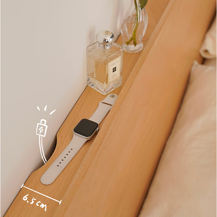 Modern Cal King Beech Wood Bed Frame in Natural Wood Color – Durable & Stylish Design for Bedroom fxgmz-581 Modern Cal King Beech Wood Bed Frame in Natural Wood Color – Durable & Stylish Design for Bedroom fxgmz-581