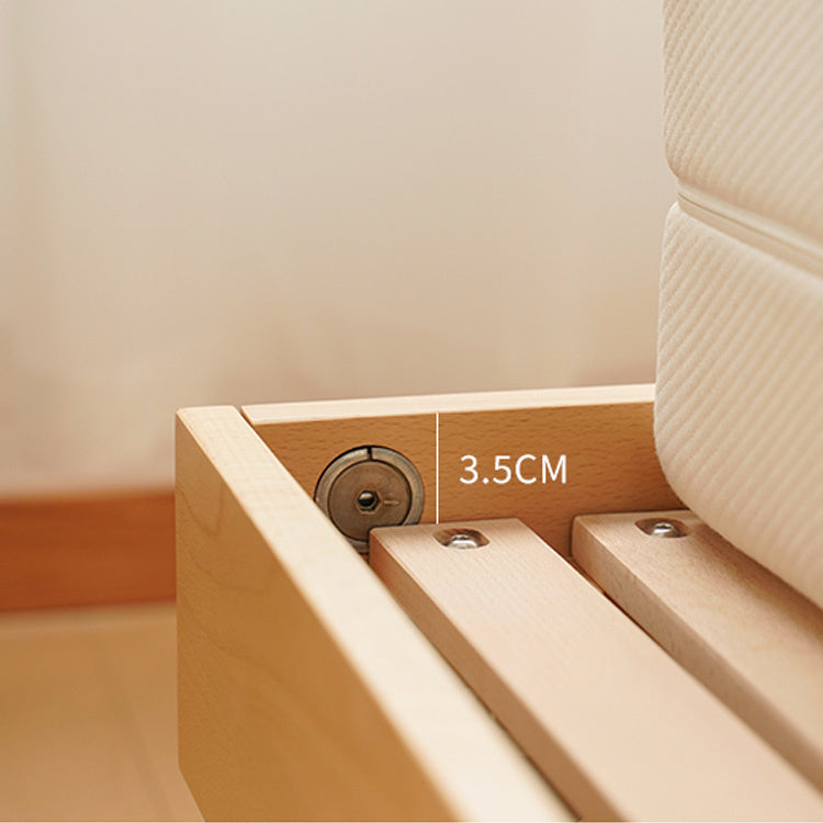 Stunning Beech Wood Metal Platform Bed - Natural Warm Tones for Stylish Bedrooms fxgmz-585 Stunning Beech Wood Metal Platform Bed - Natural Warm Tones for Stylish Bedrooms fxgmz-585