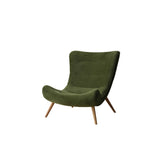 Handcrafted Green and White Oak Wood Chair for Elegant Living Spaces fxgmz-606