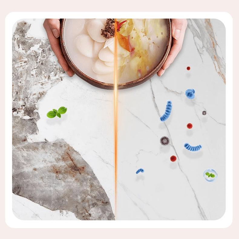 Extendable Dining Table in White Rectangular with Marble Top for 6-8 People fxj-680 Extendable Dining Table in White Rectangular with Marble Top for 6-8 People fxj-680