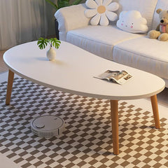 Modern Wooden Coffee Table in Abstract Shape – Minimalistic Design for All Your Rooms fxjc-918