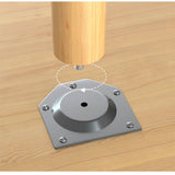 Modern Square or Triangle End Table with Solid Wood Legs – For All Your Rooms fxjc-919