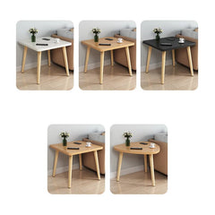Modern Square or Triangle End Table with Solid Wood Legs – For All Your Rooms fxjc-919