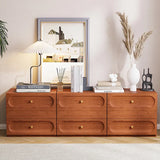 Sleek Solid Wood Cabinet with Elegant Storage Design fyf-2224