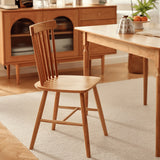16.9‘’ Modern Wood Dining Chair in Natural Wood Color - Minimalistic Design for Diningroom fyg-657