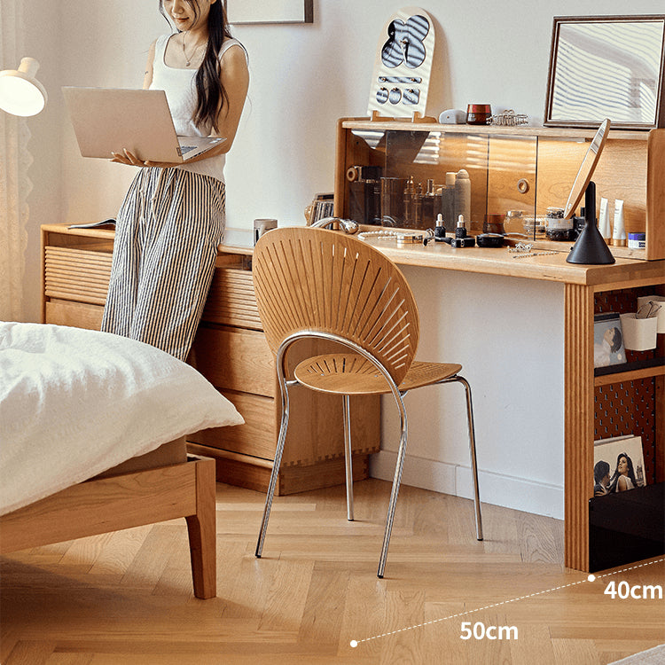 Elegant Cherry Wood Makeup Vanity with Multi-Layer Board and Glass Top fyg-670 Elegant Cherry Wood Makeup Vanity with Multi-Layer Board and Glass Top fyg-670