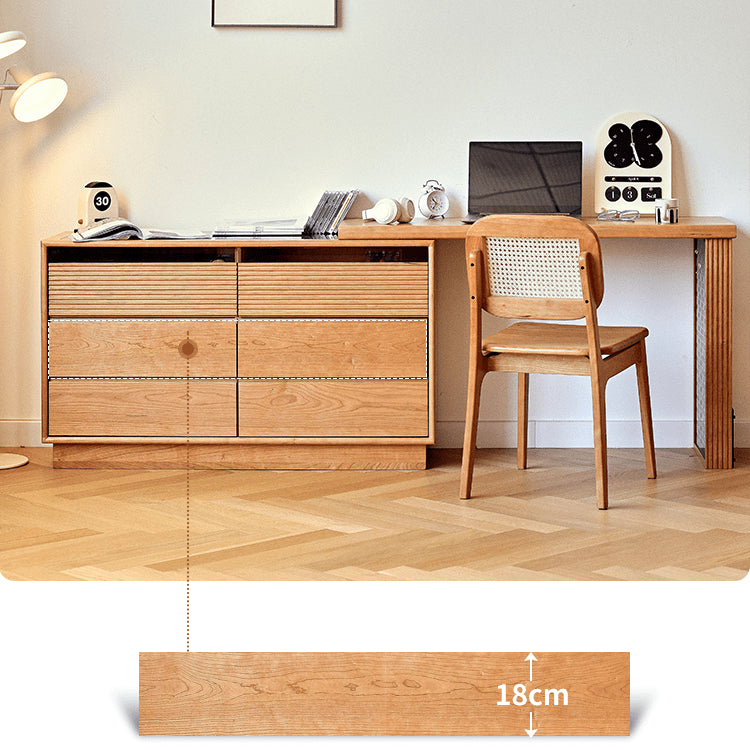 Elegant Cherry Wood Makeup Vanity with Multi-Layer Board and Glass Top fyg-670 Elegant Cherry Wood Makeup Vanity with Multi-Layer Board and Glass Top fyg-670