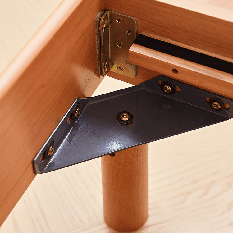 Modern Cal King Cherry Wood Bed Frame - Minimalistic Design with Solid Wood Headboard for Bedroom fyg-677 Modern Cal King Cherry Wood Bed Frame - Minimalistic Design with Solid Wood Headboard for Bedroom fyg-677