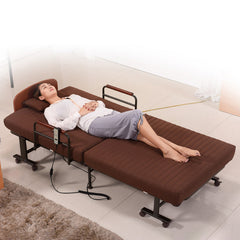 Luxurious Cotton Latex Mattress - Light Brown & Dark Elegance for Ultimate Comfort fyj-1259