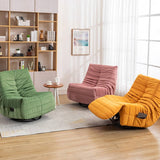 Modern Techno Fabric Sofa in Vibrant Violet, Green, Orange, Mint, Gray, and Red - Durable Particle Board and Metal Frame with Soft Silicon Fill fykl-423
