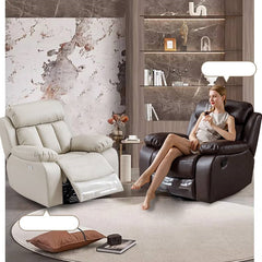 Luxurious Off-White and Light Brown Sofa with Metal Frame and PU Leather Upholstery fykl-431