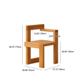20.1‘’ Stylish Ash Wood Accent Chair - Perfect Design for All Your Room Decor fyx-883
