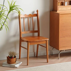 Modern Cherry Wood Dining Chair - Stylish Design for Diningroom fyx-895