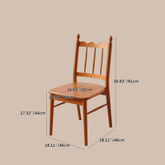 Modern Cherry Wood Dining Chair - Stylish Design for Diningroom fyx-895