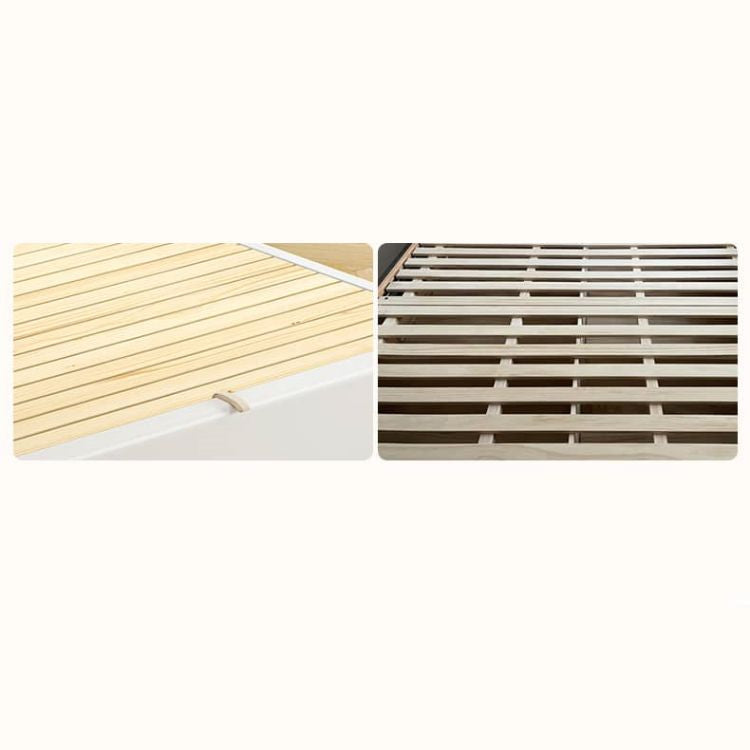 Elegant White Rubber Wood and Pine Bed Frame – Durable Comfort for Your Bedroom glna-232 Elegant White Rubber Wood and Pine Bed Frame – Durable Comfort for Your Bedroom glna-232