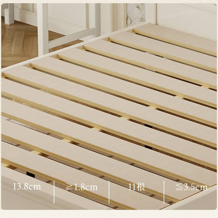 Stylish White Bed Frame | Durable Rubber Wood & Pine Construction glna-233 Stylish White Bed Frame | Durable Rubber Wood & Pine Construction glna-233