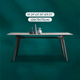Modern Rectangular Dining Table for 6 - Durable Design with Sintered Stone Top hagst-316