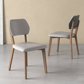Stylish Oak Wood Dining Chair with Scratch-Resistant Upholstery for Dining Room hagst-337